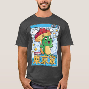 Frog Mushroom Kawaii Vaporwave Japan Cottagecore A T-Shirt