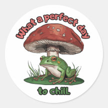 Frog mushroom - What a perfect day to chill
