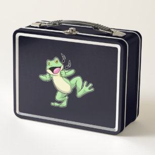 Frog Music Dance Metal Lunch Box
