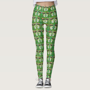 Frog named Clover Leggings