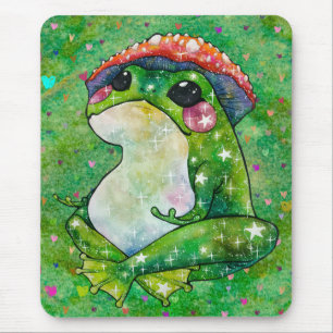 Frog named Clover Mouse Mat