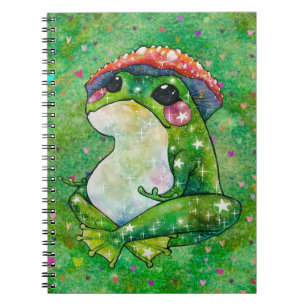 Frog named Clover Notebook