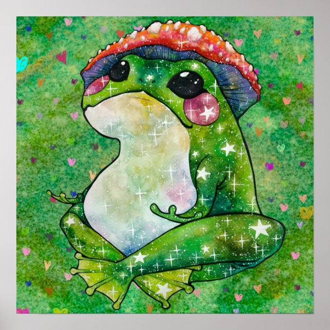 Frog named Clover Poster (Front)