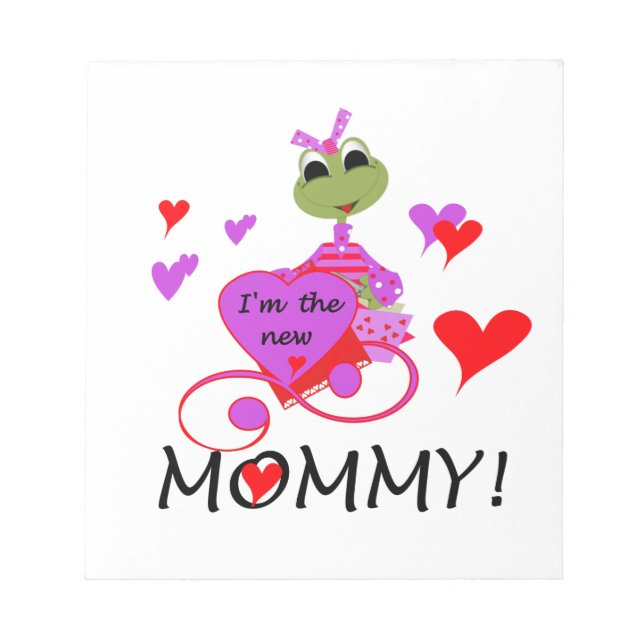 Frog New Mummy Gifts Notepad (Front)