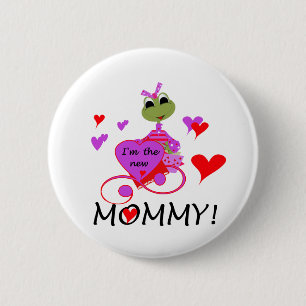 Frog New Mummy T-shirts and Gifts 6 Cm Round Badge