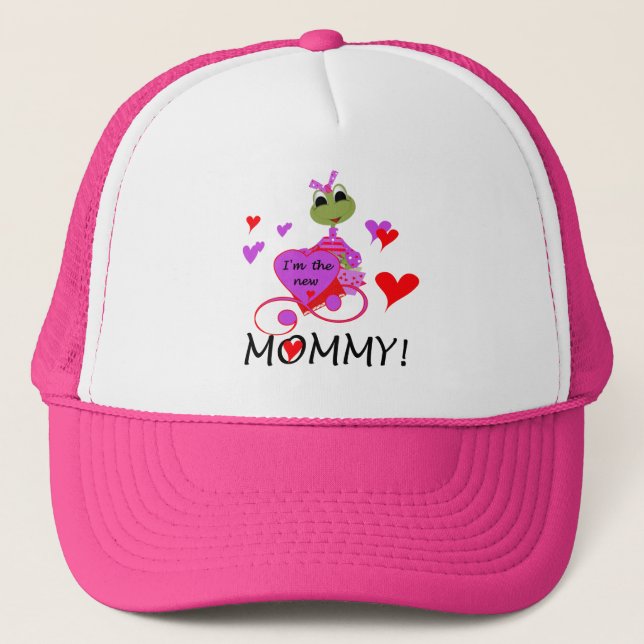 Frog New Mummy T-shirts and Gifts Trucker Hat (Front)