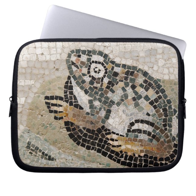 Frog, Nile mosaic, from the House of the Faun Laptop Sleeve (Front)