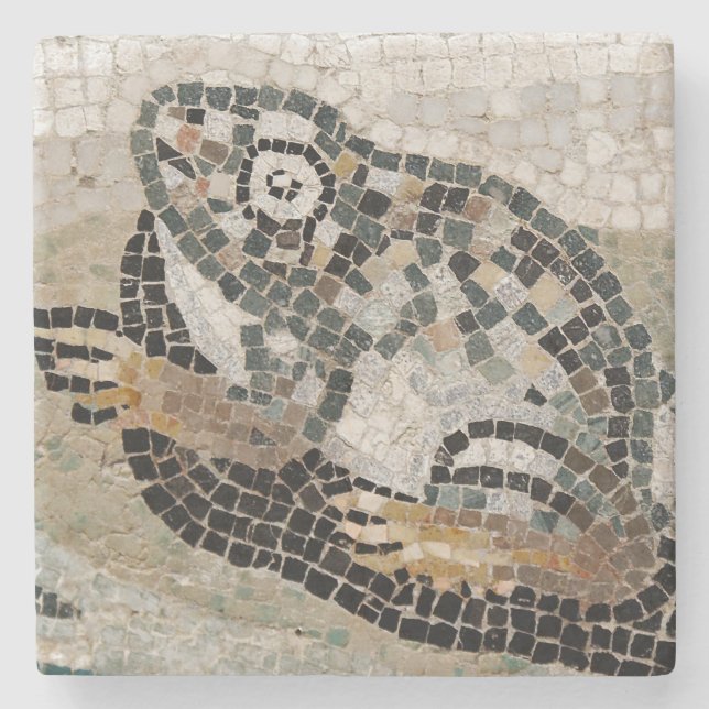 Frog, Nile mosaic, from the House of the Faun Stone Coaster (Front)