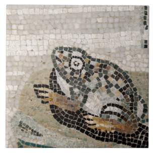 Frog, Nile mosaic, from the House of the Faun Tile