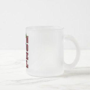 Frog Noel Holiday Tshirts and Gifts Frosted Glass Coffee Mug