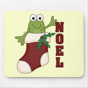 Frog Noel Holiday Tshirts and Gifts Mouse Mat