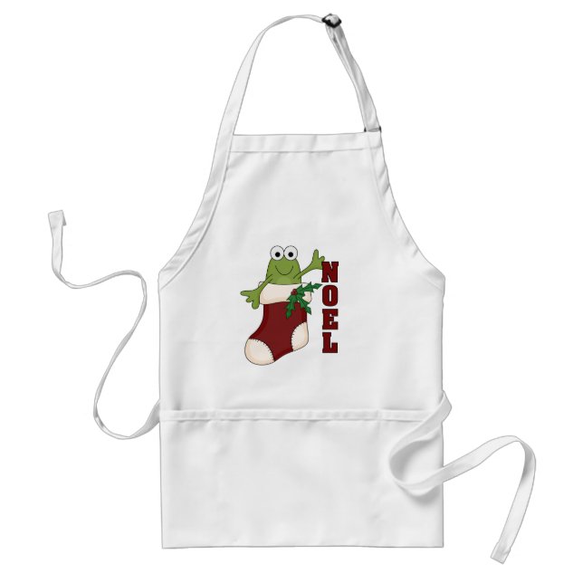 Frog Noel Holiday Tshirts and Gifts Standard Apron (Front)