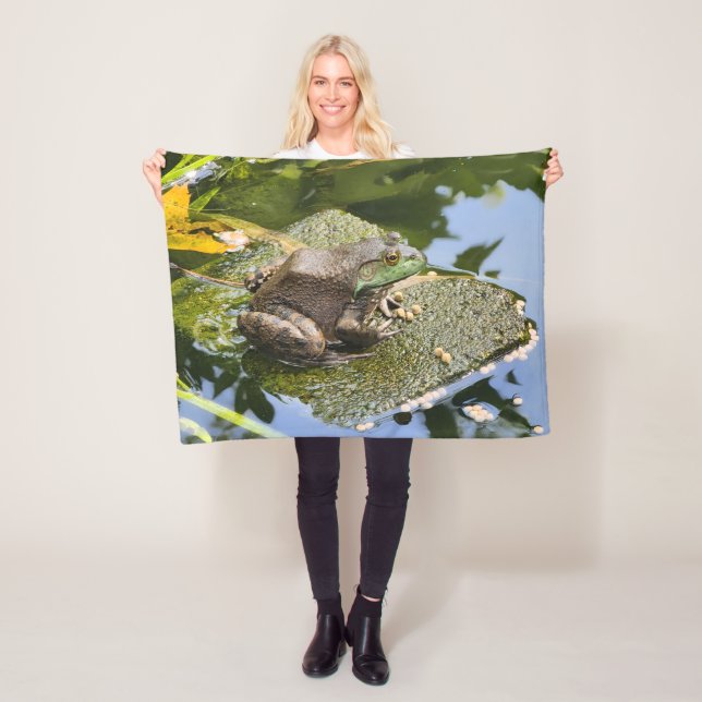 Frog - Old Croaker Fleece Blanket (In Situ)