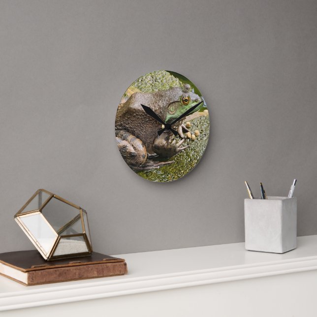 Frog - Old Croaker Round Clock (Office)