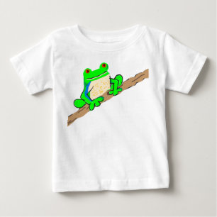 Frog on a log baby T-Shirt