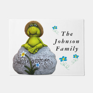 Frog on a Log Doormat