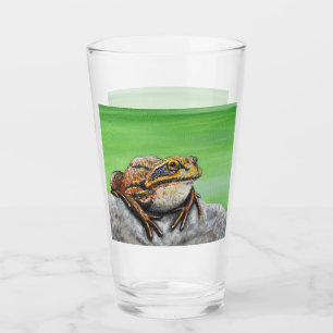 Frog on a Rock Glass