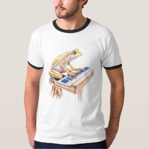 Frog On Keyboards T-Shirt