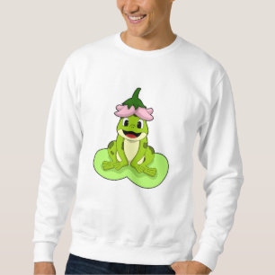 Frog on Leaf Sweatshirt