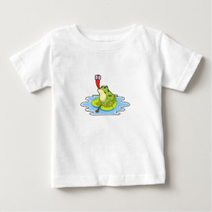 Frog on Leaf with Insect Baby T-Shirt