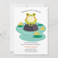 Frog on Lily Pad
