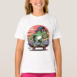Frog on skateboard T-Shirt