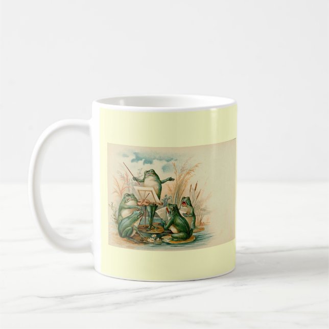 "Frog Orchestra" Coffee Mug (Left)