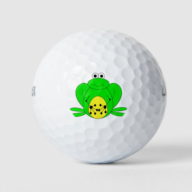 Frog Pack of Golf Balls (Front)