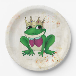 frog paper plate