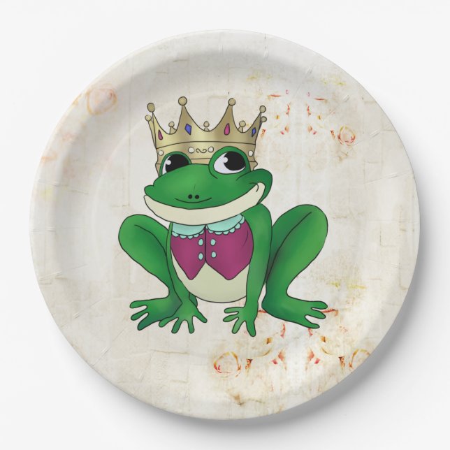 frog paper plate (Front)