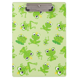 Frog Pattern, Cute Frogs, Green Frogs, Frog Prince Clipboard
