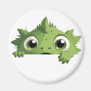 Frog Peeking Cute Adorable Funny Animal Cartoon Magnet