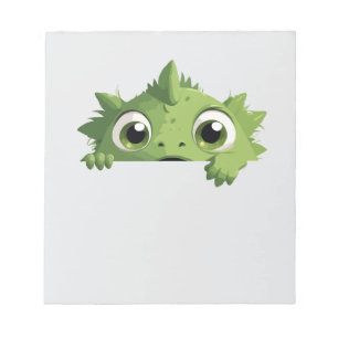 Frog Peeking Cute Adorable Funny Animal Cartoon  Notepad