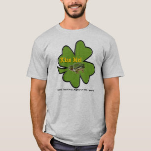 Frog Photo Prince Green Shamrock Personalised T-Shirt