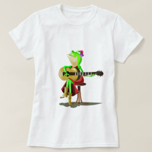 Frog Playing Guitar - T-Shirt