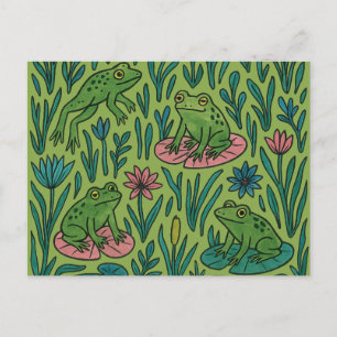 Frog Pond Holiday Postcard