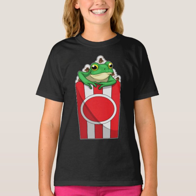 Frog Popcorn T-Shirt (Front)