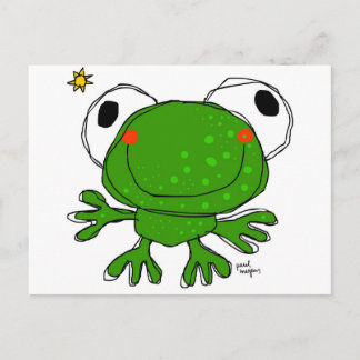 'frog' postcard