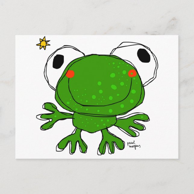 'frog' postcard (Front)