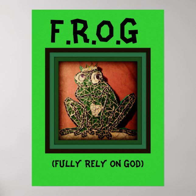 FROG Poster Fully Rely On God (Front)