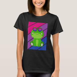 Frog Pride Bisexual Flag LGBTQ Proud Ally Pride Su T-Shirt