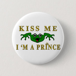 Frog Prince 6 Cm Round Badge