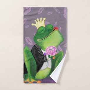 Frog Prince Bath Towesl Funny Bath Towel Set