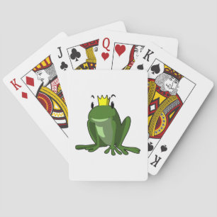 Frog prince cartoon playing cards