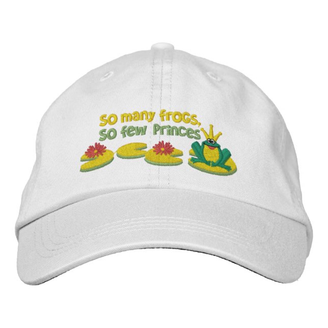 Frog Prince Embroidered Hat (Front)