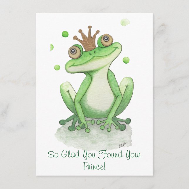 Frog Prince Enclosure Card (Front)