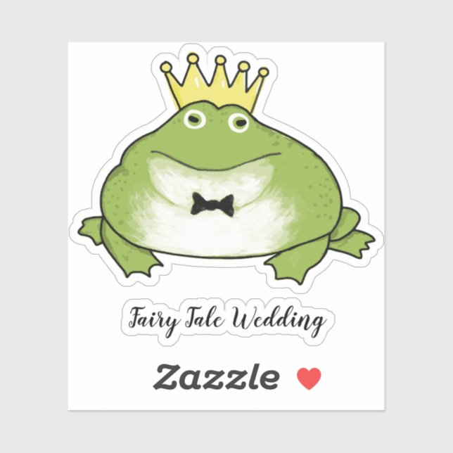 Frog Prince - Fairy Tale Wedding - Cute Toad Groom (Sheet)