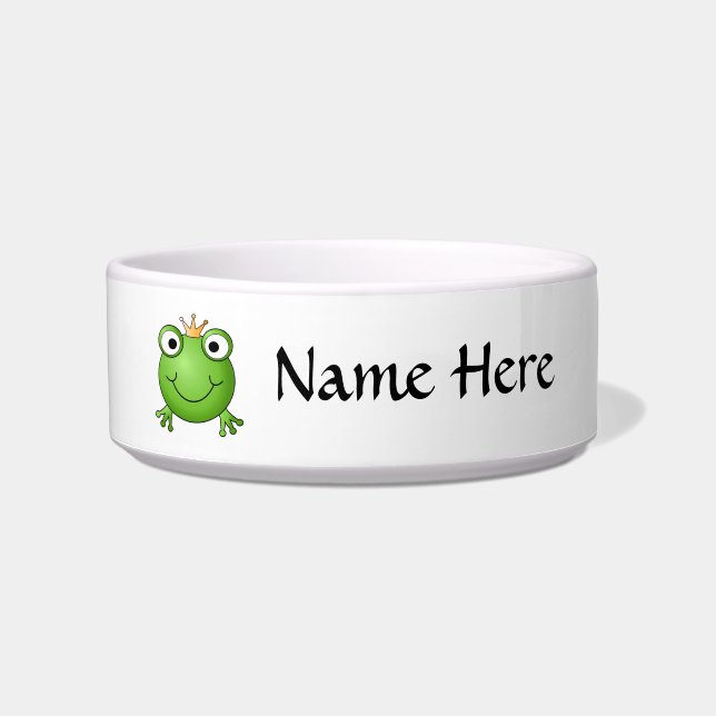 Frog Prince. Happy Frog. Bowl (Front)