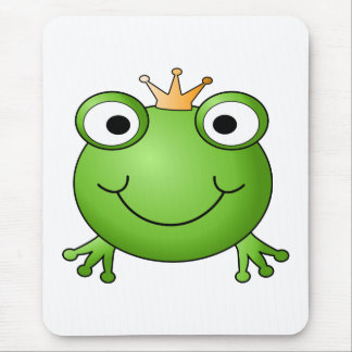 Frog Prince. Happy Frog. Mouse Mat