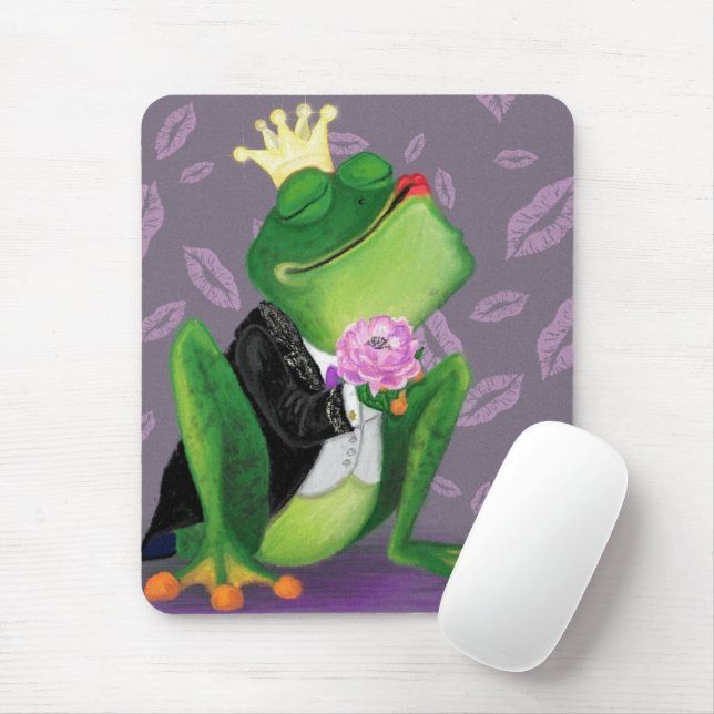 Frog Prince - Kiss Mouse Mat (With Mouse)